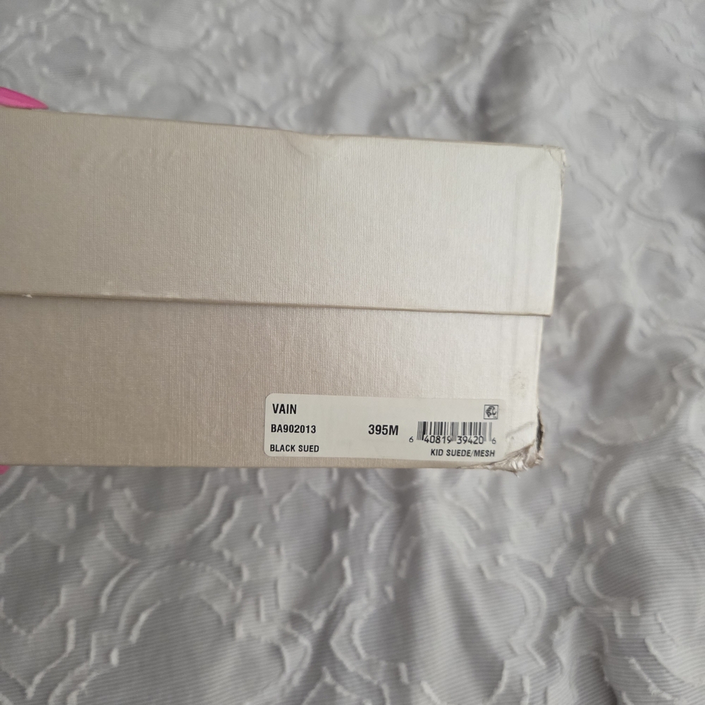 Brian Atwood Black Suede Heeled Boots